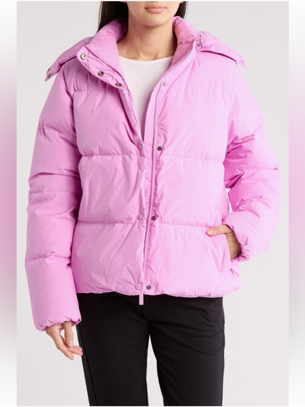 Sweaty Betty Lilac Puffer Jacket Size 6